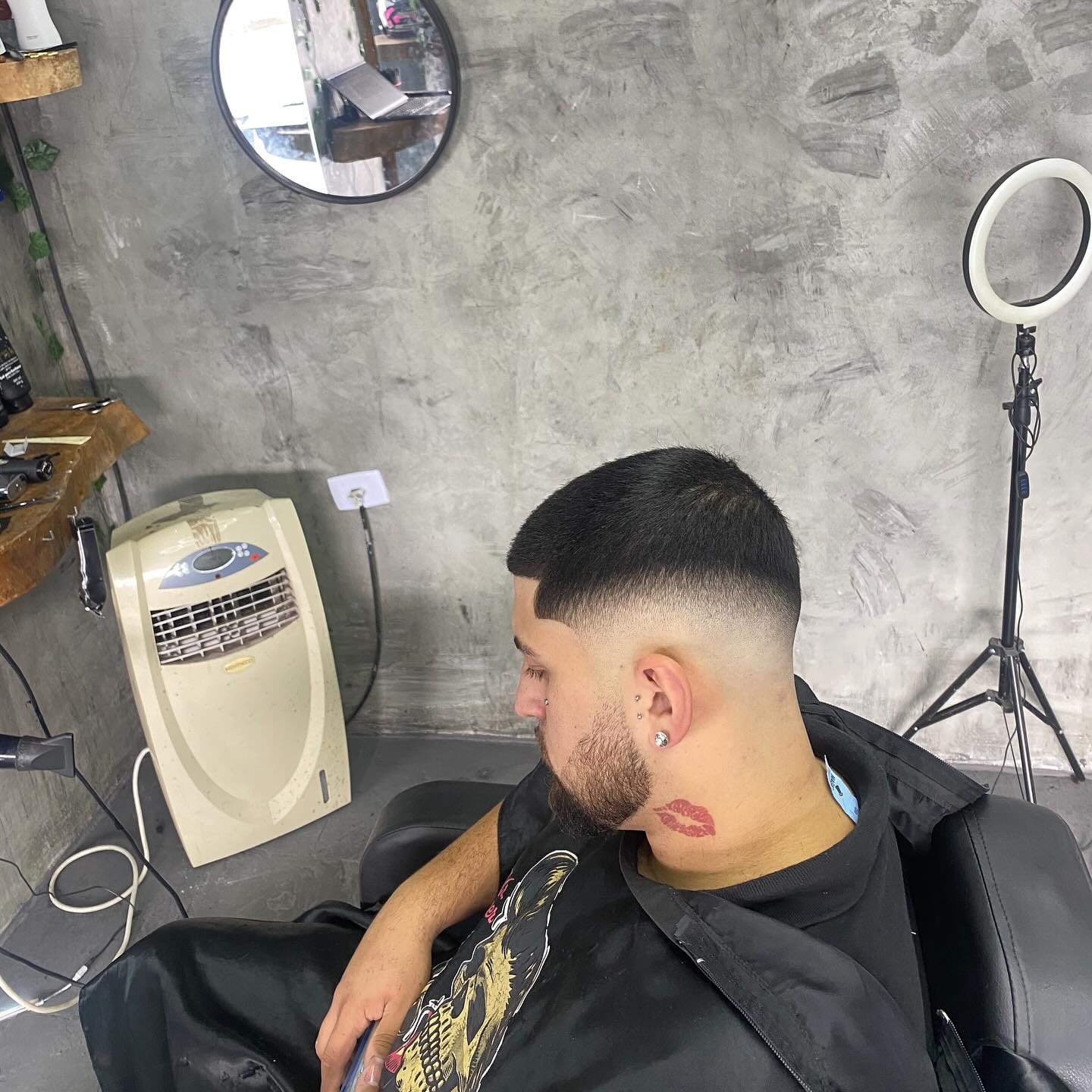 Corte com degradê baixo